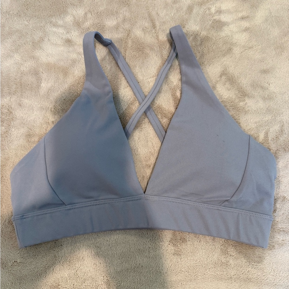 Gray Women's Intimate push-up strappy sport bra